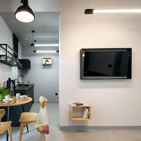 Postindustrial Apt In The Center Cracovie